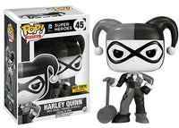Harley Quinn with Mallet (Black & White) 45 - Hot Topic Exclusive  [Damaged: 7/10]