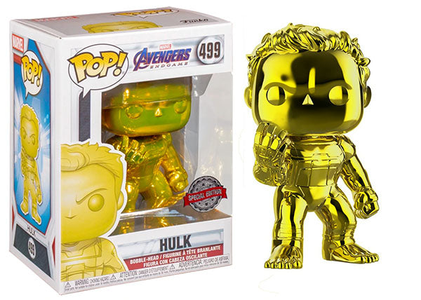 Hulk (Yellow Chrome, Endgame) 499 - Special Edition Exclusive  [Damaged: 7/10]