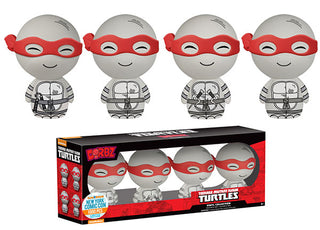 Dorbz Teenage Mutant Ninja Turtles Black & White 4-Pack - 2015 NYCC Exclusive/1000 Made