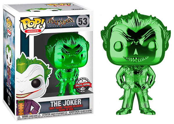 Funko Pop: THE JOKER (Batman - Arkham Asylum) SE green