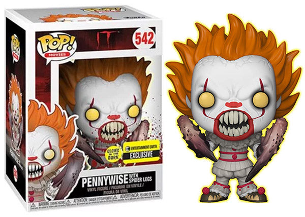 Pennywise w/Spider Legs (Glow in the Dark, IT) 542 - Entertainment Earth Exclusive  [Damaged: 7/10]