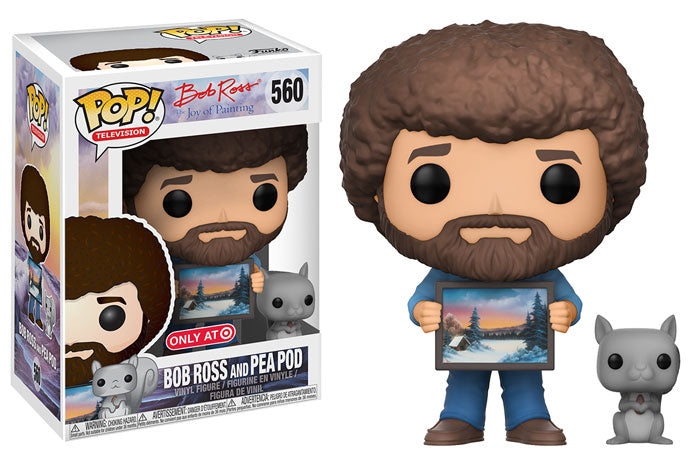 Bob Ross & Pea Pod (The Joy of Painting) 560 - Target Exclusive  [Damaged: 7.5/10]