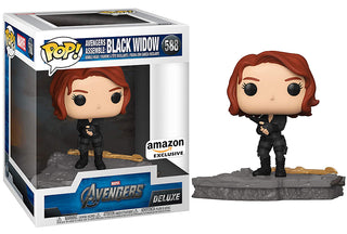 Funko Pop! Avengers Assemble: Black Widow Deluxe, Avengers 588 - Amazon Exclusive Vinyl Figure