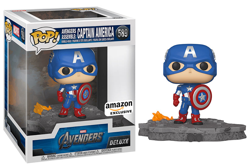 Avengers Assemble: Captain America (Deluxe, Avengers) 589 - Amazon Exclusive  [Damaged: 7.5/10]