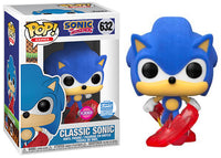 Classic Sonic (Flocked, Sonic the Hedgehog) 632 - Funko Shop Exclusive [Condition: 6.5/10]