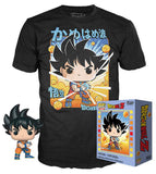 Goku (Windy, Kamehameha) and Goku T-shirt (L, Sealed) 642 - GameStop Exclusive  [Box Condition: 6.5/10]
