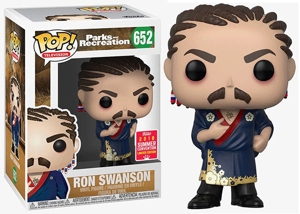 Ron Swanson (Cornrows, Parks & Recreation) 652 - 2018 Summer Convention Exclusive  [Condition: 8/10]