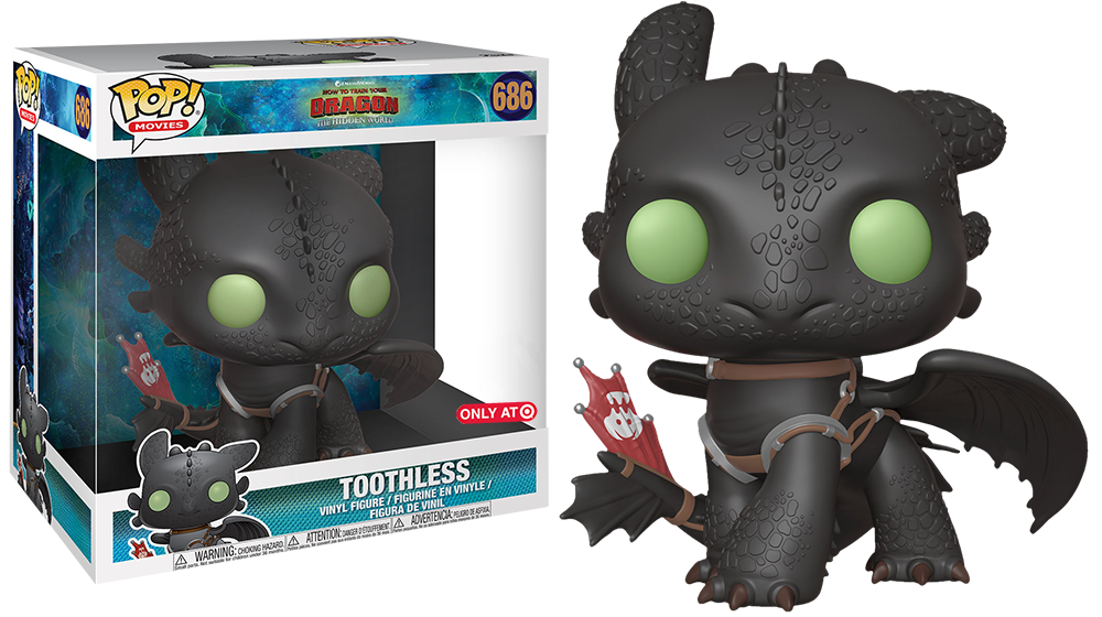 Toothless (Hidden World, 10-Inch) 686 - Target Exclusive  [Condition: 7.5/10]