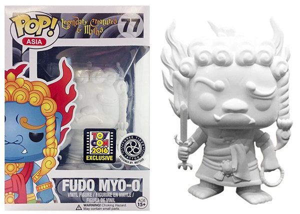 Fudo Myo-O (White, Legendary Creatures & Myths) 77 - 2015 ToyCon/ Three Tides Tattoo Exclusive  [Condition: 6/10]