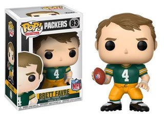 Funko Pop! Brett Favre Packers, NFL 83 Vinyl Figure in PopShield Protector