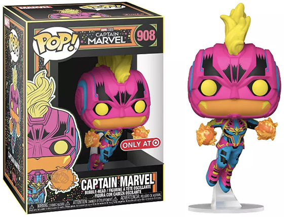 Captain Marvel (Black Light) 908 - Target Exclusive | 7 Bucks a Pop