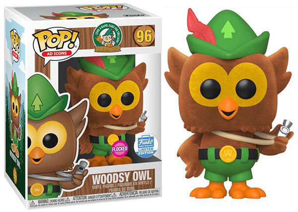 Woodsy Owl (Ad Icons, Flocked) 96 - Funko Shop Exclusive [Damaged 7/10]