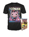 Pop! Tees Conan's Cosmic Comic (Size M) -  Gamestop Exclusive  [Box Condition: 7/10]