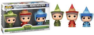 Funko Pop! Fauna, Flora, Merryweather 3-pk Sleeping Beauty - 2020 Spring Convention Exclusive Vinyl Figure [3]