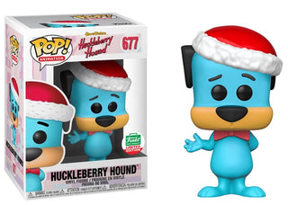 Funko Pop! Huckleberry Hound, Santa Hat Hanna Barbera 677 - Funko Shop Exclusive Vinyl Figure in PopShield Protector