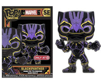Pop! Pin Black Panther (Black Light, Marvel) SE - Target Exclusive  [Box Condition: 7.5/10]