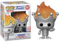 Torchy (Funday Games) SE - 2021 Virtual Funko Fundays  [Damaged: 6.5/10] **Cracked Insert**