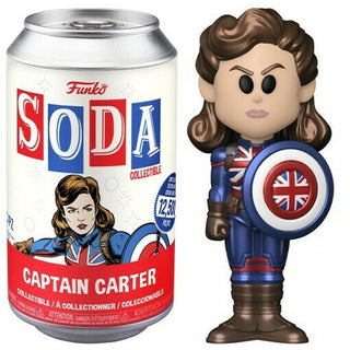 Funko Soda Captain Carter Metallic, Opened  **Chase**