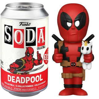 Funko Soda Deadpool w/Unicorn, Opened  **Chase**
