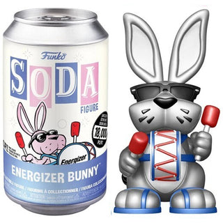 Funko Soda Energizer Bunny Metallic, Opened - Specialty Series  **Chase**