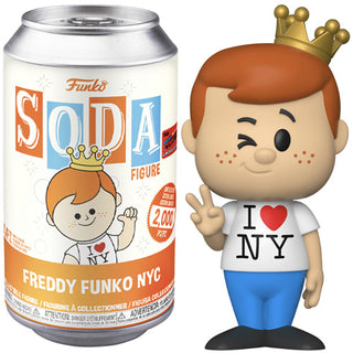Funko Soda Freddy Funko NYC, Opened - NYCC Convention Exclusive