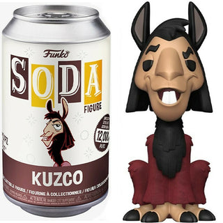 Funko Soda Kuzco Flocked, Opened - BoxLunch Exclusive  **Chase**