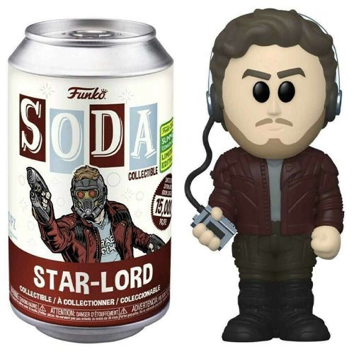 Funko Soda Star-Lord (Unmasked, Opened) - 2022 Summer Convention Exclusive  **Chase**