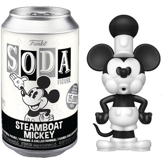 Funko Soda Steamboat Mickey Whistling, Opened - Funko Shop Exclusive **Chase**