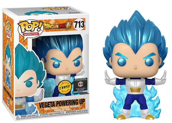 Vegeta Powering Up (Metallic, Dragon Ball Z) 713 **Chase** - Chalice Collectibles Exclusive [Condition: 7/10]