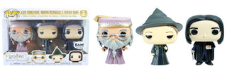 Funko Pop! Albus Dumbledore, Minerva McGonagall & Severus Snape 3-pk - Books-a-Million Exclusive Vinyl Figure [Heavy Damage]