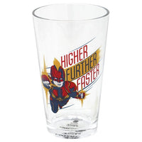 Captain Marvel Glass - Marvel Collector Corps Exclusive