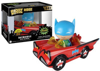 Dorbz Ridez Batman w/Batmobile (Red) 001 - Toy Tokyo Exclusive  [Box Condition: 7/10]
