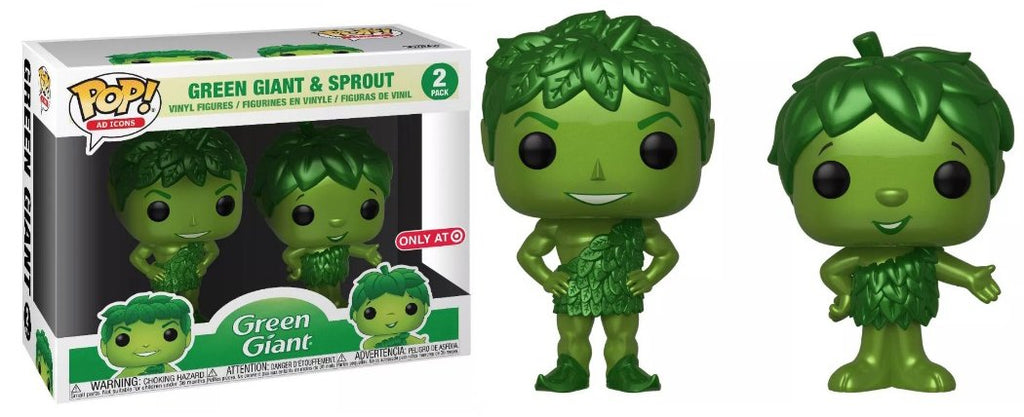 Green Giant & Sprout (Metallic, Ad Icons) 2-pk - Target Exclusive  [Damaged: 6/10]