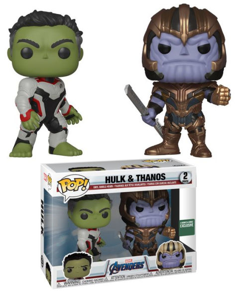 Hulk & Thanos (Endgame) 2-pk - Barnes & Noble Exclusive  [Damaged: 7/10]