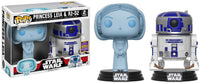 Princess Leia & R2-D2 (Holographic) 2-pk - 2017 Summer Convention Exclusive [Damaged: 7.5/10]  **Sticker Peeling**