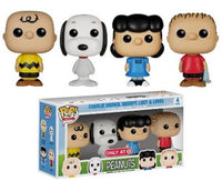 Mini Charlie Brown, Snoopy, Lucy & Linus (Peanuts) 4-Pack - Target Exclusive  [Condition: 6.5/10]