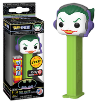 Pop Pez The Joker (Green Stem, Gamer) - GameStop Exclusive **Chase**  [Damaged: 7/10]