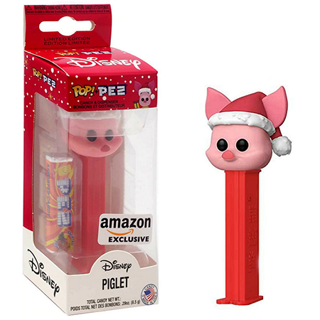 Pop Pez Holiday Piglet Amazon Exclusive Damaged 7.5 10 7