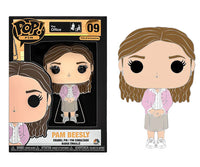 Pop! Pin Pam Beesly (The Office) 09  [Box Condition: 6.5/10]