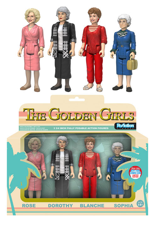 ReAction The Golden Girls - 2016 NYCC Exclusive  [Box Condition: 7/10]