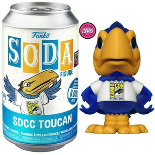 Funko Soda SDCC Toucan Flocked, Opened - SDCC Exclusive  **Chase**
