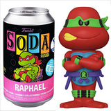 Funko Soda Raphael (Red Black Light, Opened) - Funko Shop Exclusive  **Chase**
