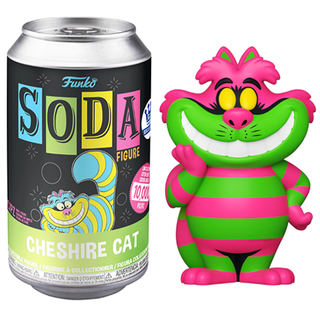 Funko Soda Cheshire Cat Opened, Blacklight, Alice in Wonderland - Funko Shop Exclusive **Chase**
