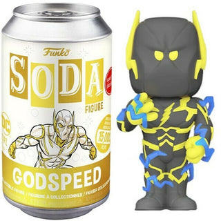 Funko Soda Godspeed Glow in the Dark, The Flash, Opened - GameStop Exclusive  **Chase**