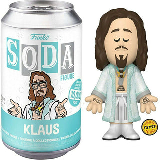 Funko Soda Klaus Eyes Closed, Glitter, Opened  **Chase**