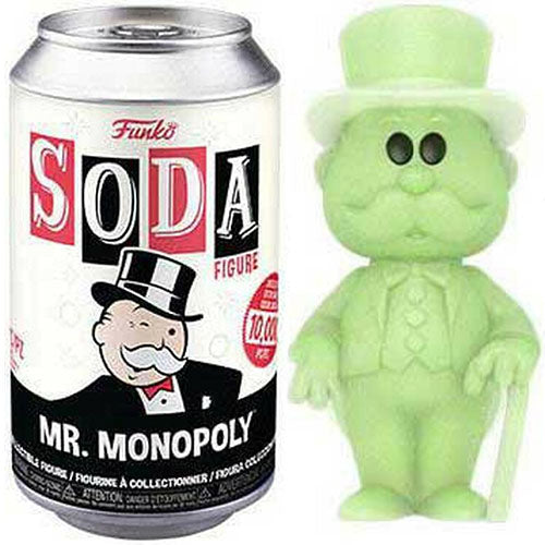 Funko Soda Mr. Monopoly (Green Glitter, Opened)  **Chase**
