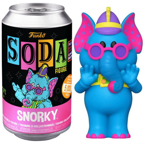 Funko Soda Snorky (Blacklight, Unsealed) - Wonderous Convention Exclusive  **Dented**