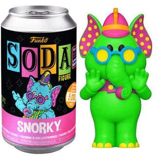 Funko Soda Snorky Blacklight, Unsealed - Wonderous Convention Exclusive **Chase**