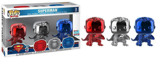 Superman (Justice League, Chrome) 3-Pack - 2018 Fall Convention Exclusive