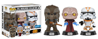 Tarfful/Unhooded Emperor/Utapau Clone Trooper 3-Pack - Walmart Exclusive Pop Head